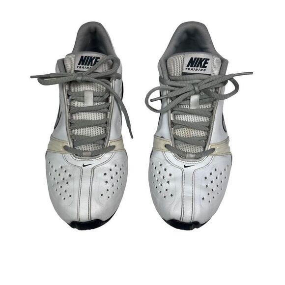 Nike Athletic Shoes Training REAX White Grey Laces Women Size 8 - Picture 1 of 14